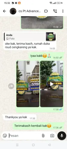 Testimonial Papan Bunga Pernikahan neglawangi