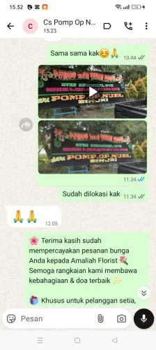 Testimonial Papan Bunga neglawangi