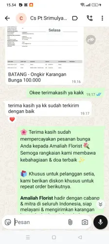 Testimonial Papan Bunga neglawangi