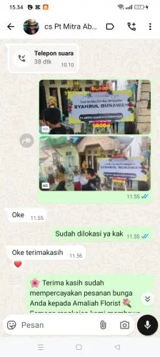 Testimonial Papan Bunga neglawangi