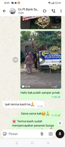 Testimonial Papan Bunga neglawangi