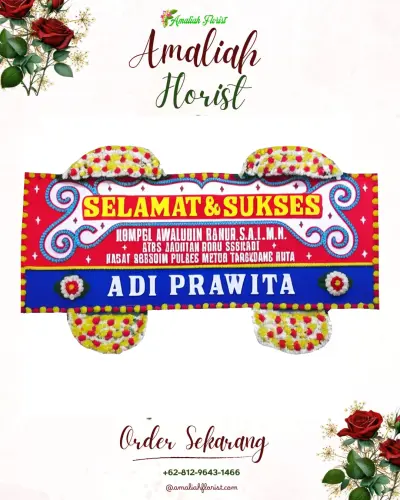 Karangan Bunga Ucapan Selamat neglawangi