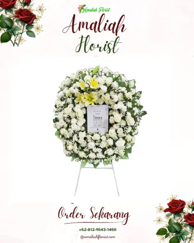 Krans Bunga Duka Cita neglawangi